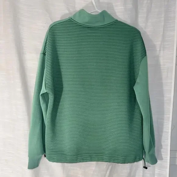 LIV Outdoor Green Half-Zip Pullover Sweater - Picture 3 of 3